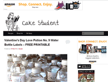 Tablet Screenshot of cakestudent.com